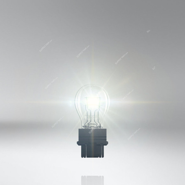 Osram Automotive Signal Bulb With S8 Wedge Base, 3157, W2.5x16q, 12V, 7W, P27/7W ECE Category