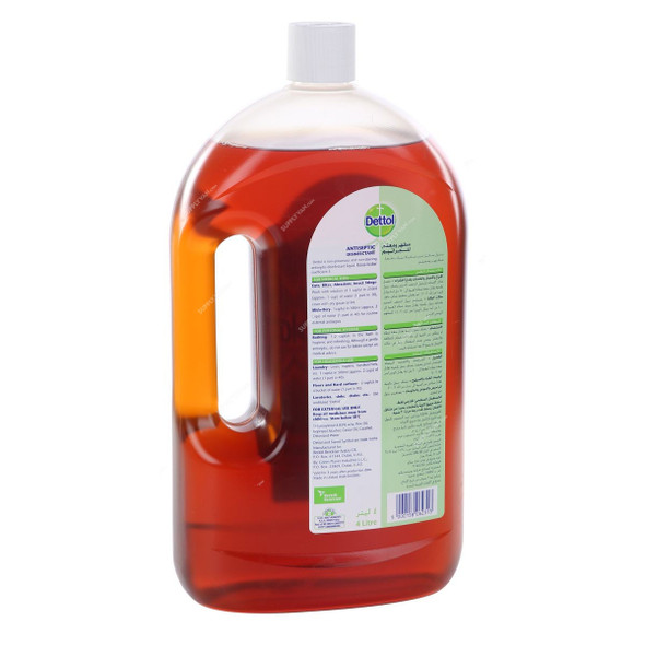 Dettol Antiseptic Disinfectant Liquid, Pine, 4 Ltrs