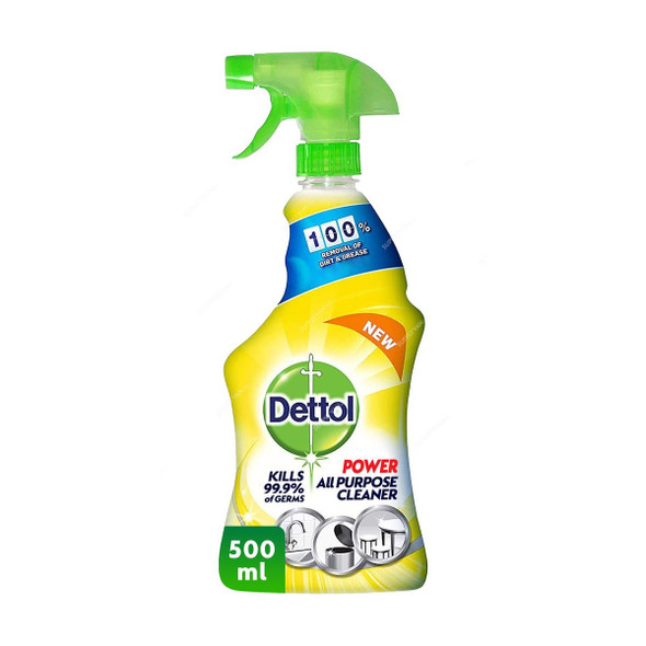 Dettol Healthy Home All Purpose Cleaner Trigger Spray, Lemon, 500ML
