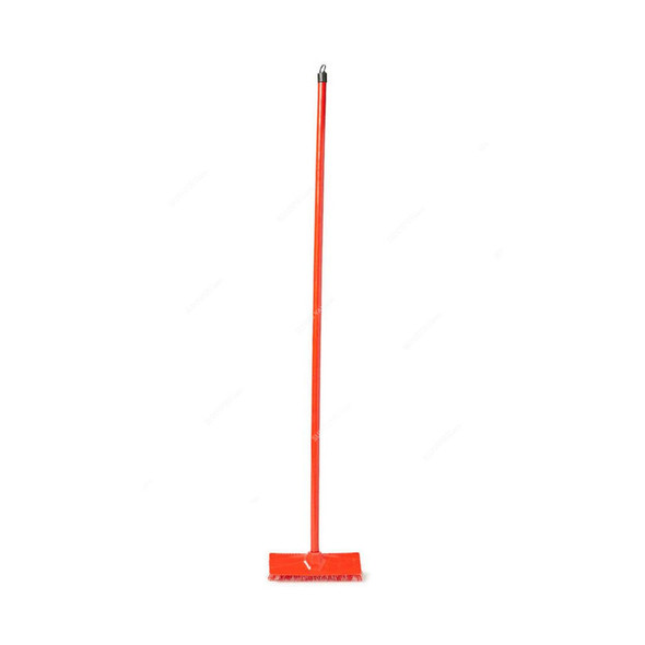 Snh Plastic Broom With Handle, Red