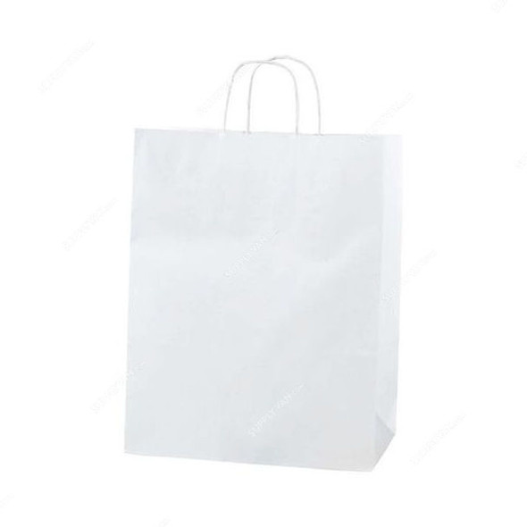 Snh Twisted Handle Shopping Bag, KRAFPW28-20, S, White, 20 Pcs/Pack