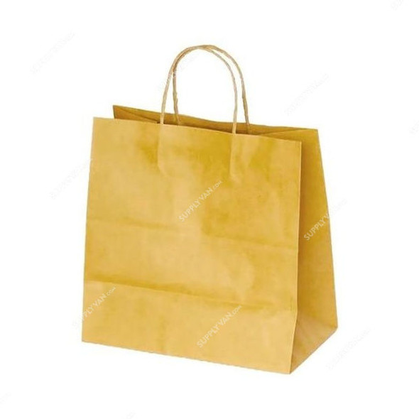 Snh Twisted Handle Kraft Paper Bag, PaperBB37, Brown, 10 Pcs/Pack