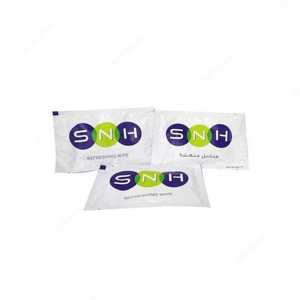 Refreshing Wet Wipes, SNHWET207, White, 1000 Pcs x Pack of 3