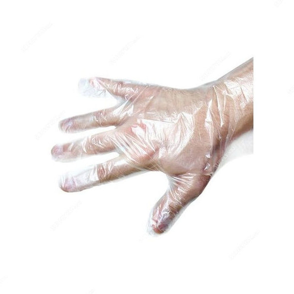 Snh Disposable Gloves, DD18368, Free Size, Clear, 100 Pcs/Pack