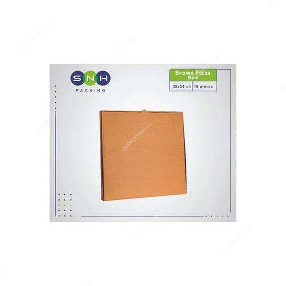 Snh Pizza Box, 28CMX28CM5, Paper, 28 x 28CM, Brown, 10 Pcs/Pack