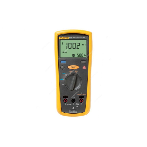 Fluke Insulation Resistance Meter, 1503, 1000V, 0.01 to 20000 Ohm