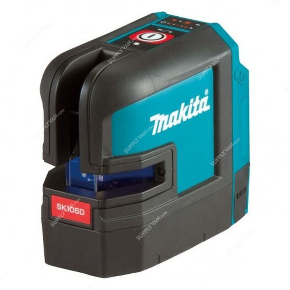 Makita Self Levelling Cross Line Laser Level, SK105DZ, 12V, 2 Red Line, 25 Mtrs