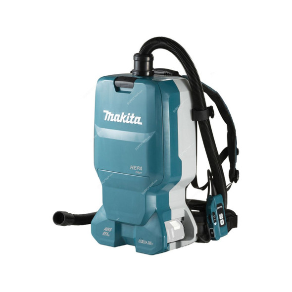 Makita Cordless Backpack Vacuum Cleaner, DVC665Z, 18V