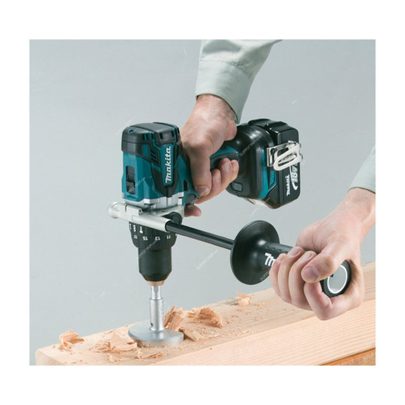 Makita Cordless Percussion Driver Drill, DHP481RTJ, 2x 5.0Ah Battery, 1x 18V Charger, 13MM