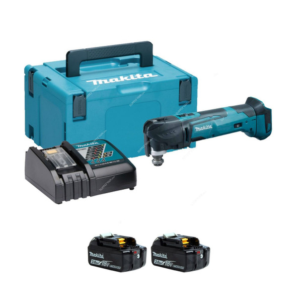 Makita Cordless Multi Tool, DTM51RFJ, 2x 3.0Ah Battery, 1x 18V Charger