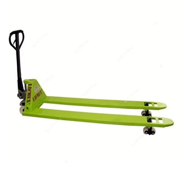Lifmex Hydraulic Extra Long Fork Pallet Truck, lptl3x2, 2 Mtrs, 3000 kg Weight Capacity