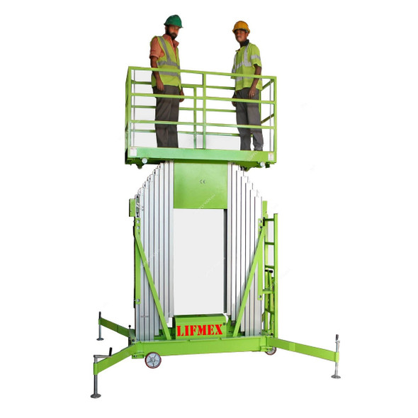 Lifmex Mobile Aluminum Personnel Lifts, LAWD12, 12 Mtrs, 250 Kg Weight Capacity