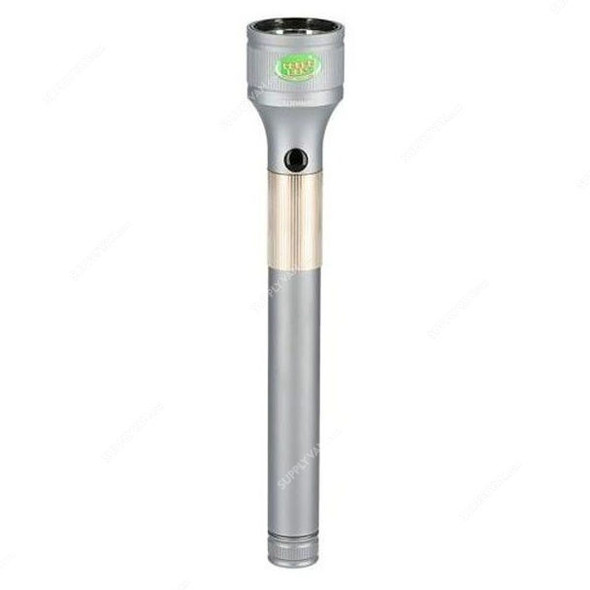 Olsenmark LED Flashlight With Power Bank, OMFL2786, 4000 mAh, Silver