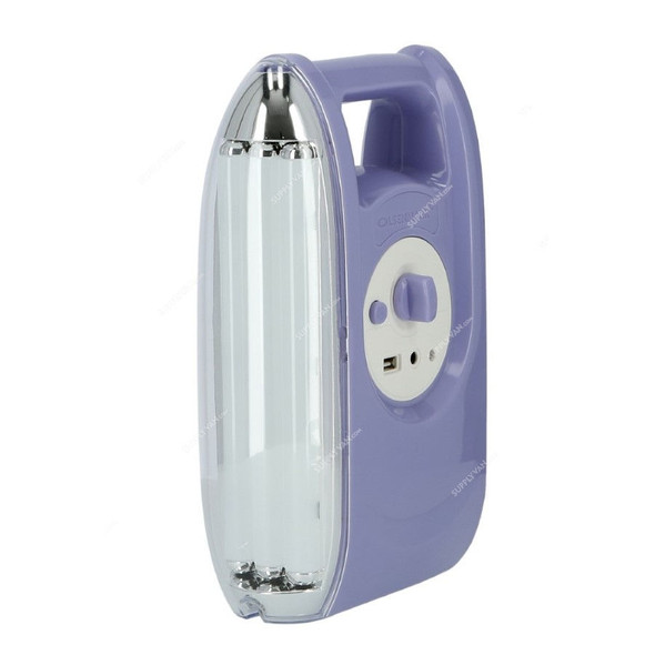 Olsenmark Rechargeable LED Tube Lantern, OME2789, 60 LED, Purple
