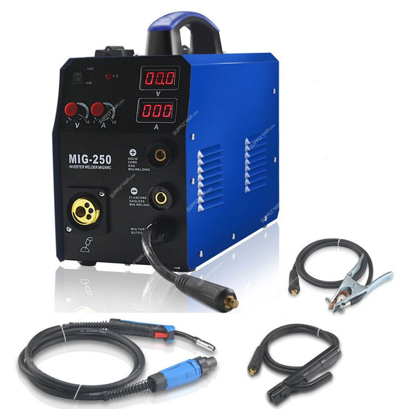 MIG/ARC Welding Machine, MIG-250, 9.2 KVA, 220VAC