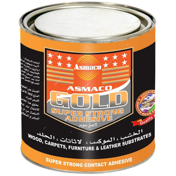 Asmaco Gold Super Strong Contact Adhesive, 600GM, 12 Pcs/Carton