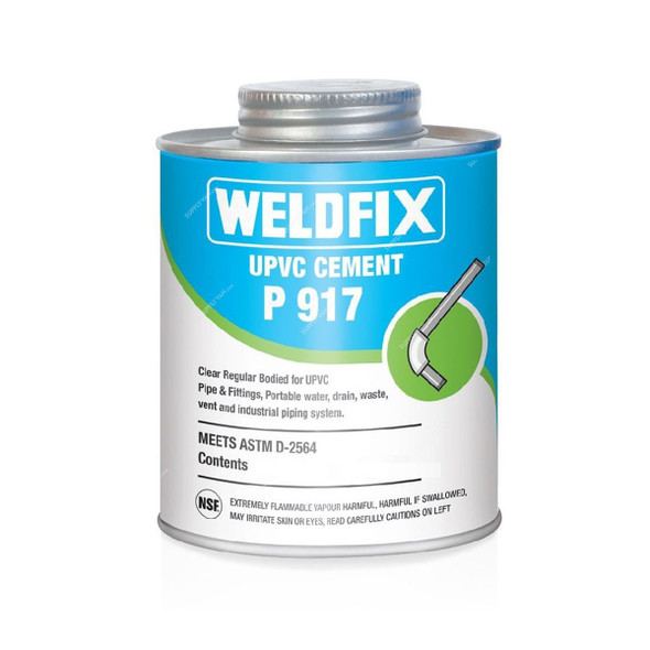 Asmaco Weldfix UPVC Cement, 237ML, Clear, 24 Pcs/Carton