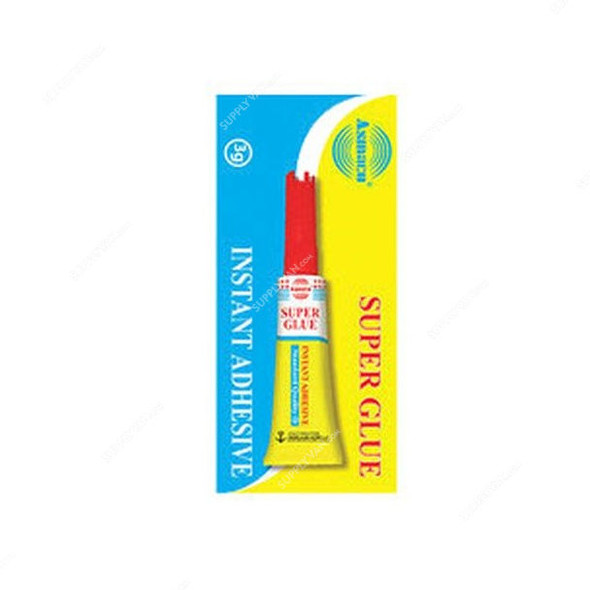 Asmaco Super Glue, Clear, 144 Pcs/Carton