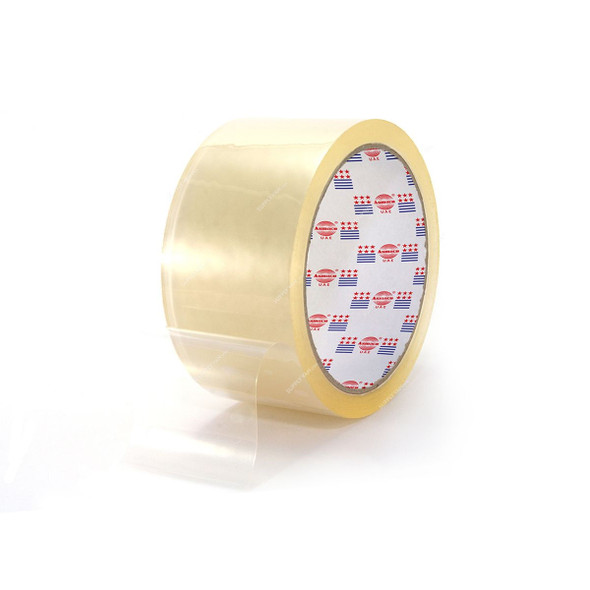Asmaco Bopp Packing Tape, Clear, 40 Micron, 48MM x 50 Yards, 36 Rolls/Carton