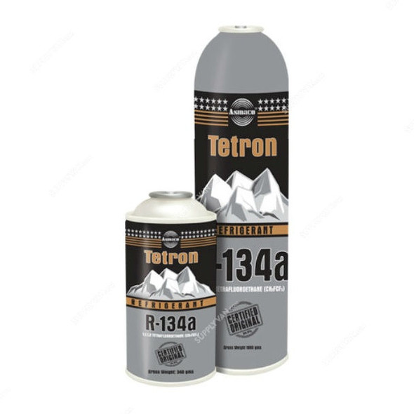 Asmaco Tetron Refrigerant Gas, R134A, 340GM, 30 Pcs/Carton