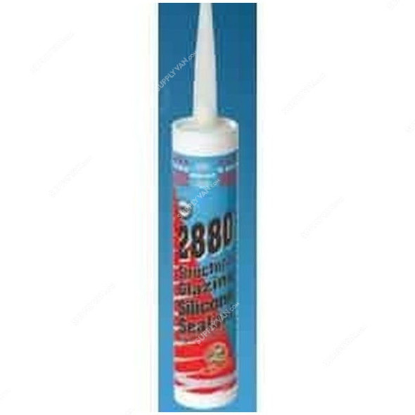 Asmaco Structural Glazing Silicone Sealant, 2880, 600ML, Clear, 20 Pcs/Carton