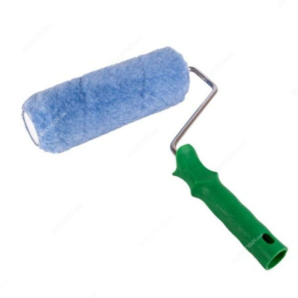 Uken Paint Roller and Cover, UPR7, 7 Inch, Blue/Green