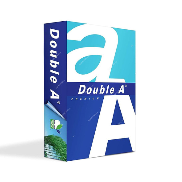 Double A Premium Photocopy Paper, A5, 80 GSM, White, 500 Sheets/Pack