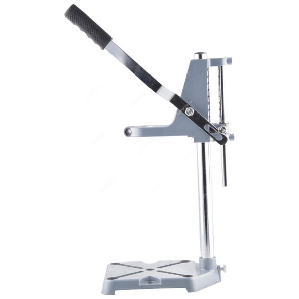 Ideal Aluminum Base Drill Stand for 13MM Impact Drill, ID-CDS13, Silver