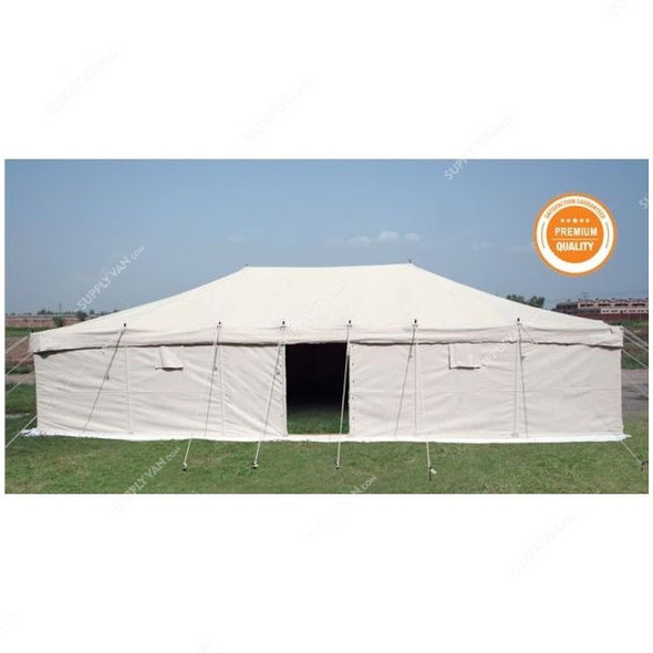 Arabic Deluxe Tent, AMT-127, Iron Stick, 5 x 10 Yards, White