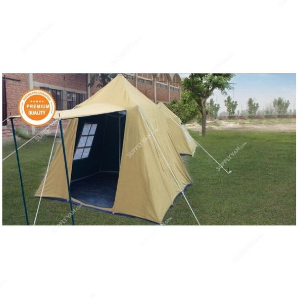 Camping Tent, AMT-139, Iron Stick, 4 x 4 Yards, White