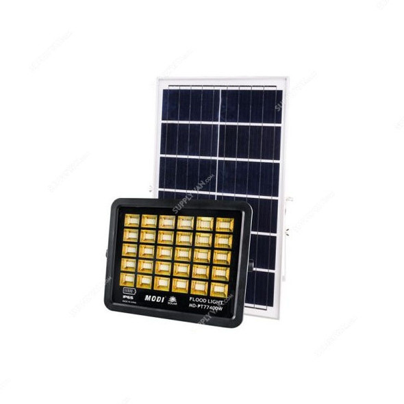 Modi Solar Flood Light, MD-PT77400W, 400W, SMD, Black