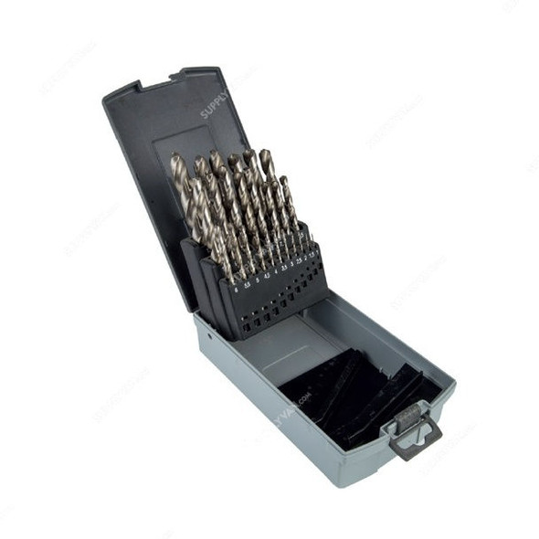 Uken HSS Drill Bit Set, U4301, 19 Pcs/Set