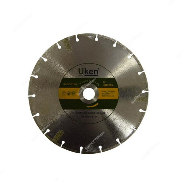 Uken Marble Cutting Diamond Saw Blade, UM105M, 105MM