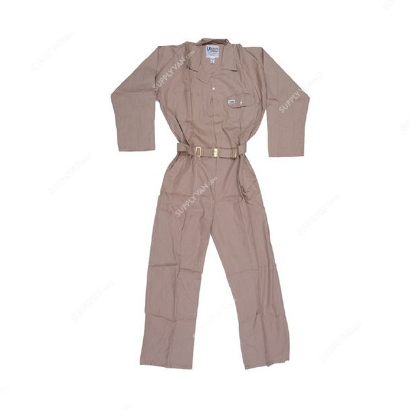 Uken Coverall, 513025, Polyester and Cotton, L, Beige