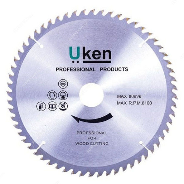 Uken Circular Saw Blade U7X60, 180 x 30MM, 60 Teeth