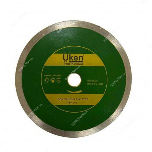 Uken Tile Cutting Diamond Blade, UT105T, 100MM