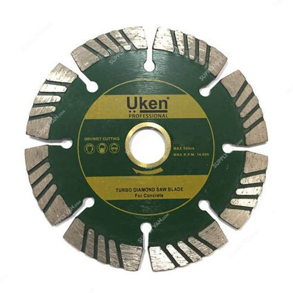 Uken Turbo Diamond Saw Blade, UC230T, 230MM