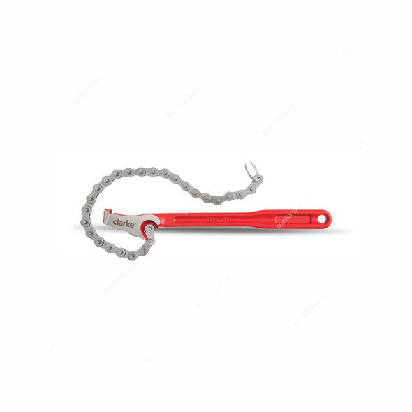 Clarke Chain Pipe Wrench, CPW4C, 4 Inch