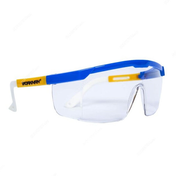 Workman Working Safety Goggles, Wk-SG71003, Polycarbonate, Clear