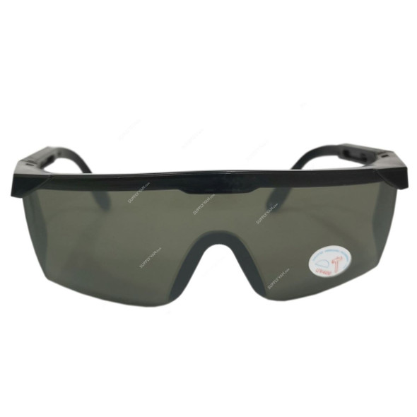 Workman Industrial Safety Goggles, Wk-SG-3001-D, Hula, Polycarbonate, Dark