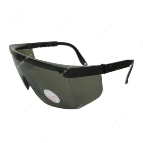 Workman Industrial Safety Goggles, Wk-SG-3001-D, Hula, Polycarbonate, Dark