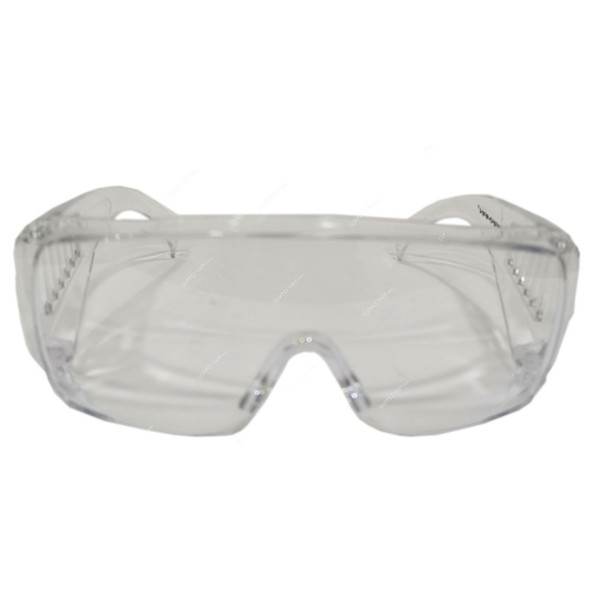 Workman Industrial Safety Goggles, Wk-SG-3004-C, Knot, Polycarbonate, Clear