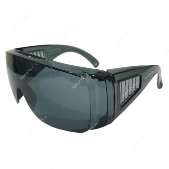 Workman Industrial Safety Goggles, WK-SG-3004-D, Koel, Polycarbonate, Dark