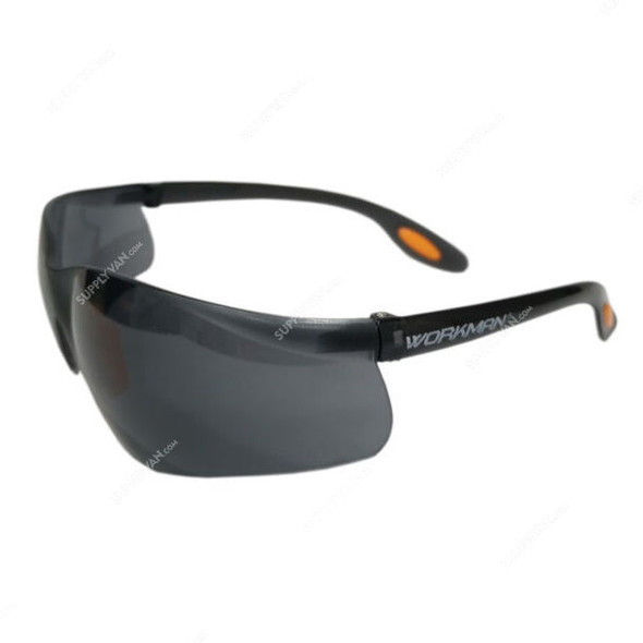 Workman Industrial Safety Goggles, Wk-SG-3005-D, Lory, Polycarbonate, Dark