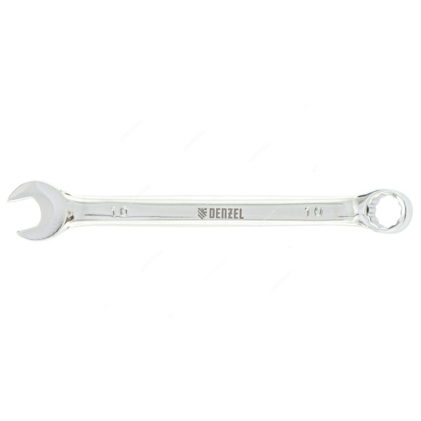 Denzel Combination Wrench, 7715154, Metric, 12 Point, 10MM