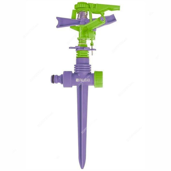 Palisad Spike Type Sector Irrigator, 654158, Plastic, 450 SQ.M, Green/Purple