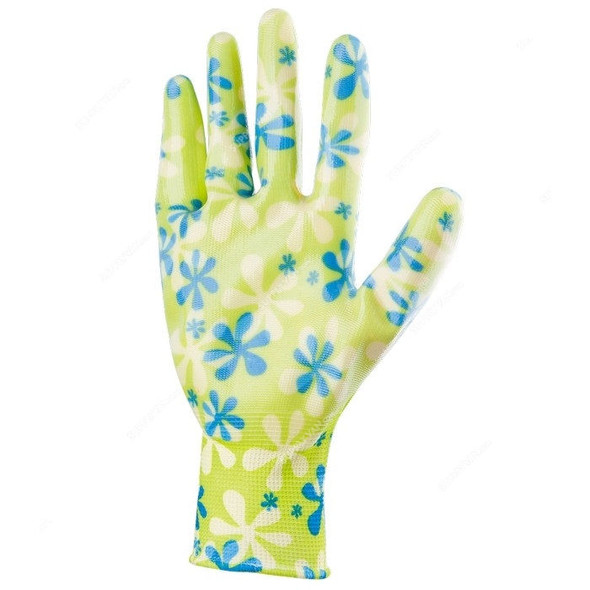 Palisad Garden Hand Gloves, 677428, Polyester, M, Multicolor
