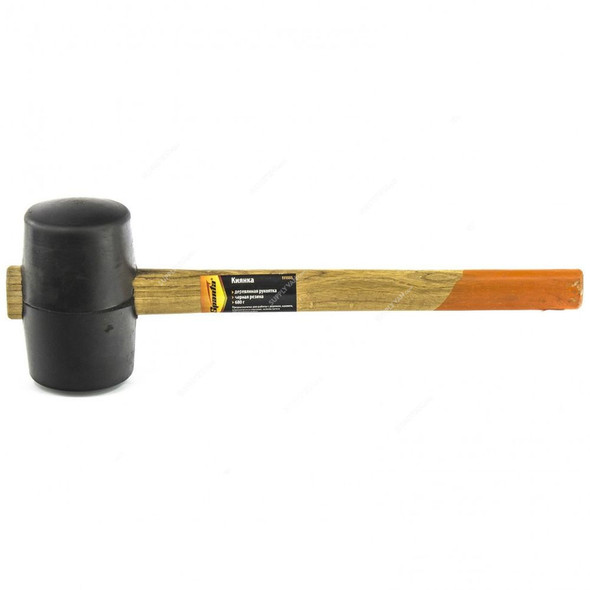 Sparta Rubber Mallet With Wooden Handle, 111555, 680GM
