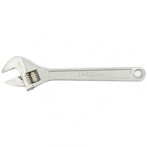 Sparta Adjustable Wrench, 155355, 35MM Jaw Capacity, 300MM Length