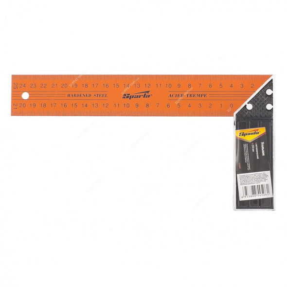 Sparta Square Ruler, 323425, 250MM